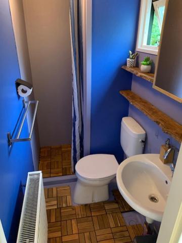 Sfeervolle Chalet Met Terras, H14 De Veldkamp, Epe, Voor 4 Personen Vila Exterior foto